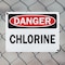 Signmission Chlorine Danger Sign, Plastic, 10in W x 7in L, 2PK OS-2PACK-DS-P-710-L-19278 - alternate 6